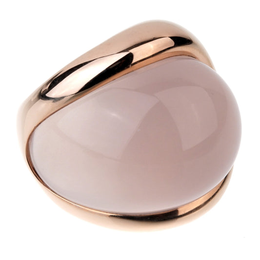 De Grisogono 79 Carat Pink Quartz Rose Gold Ring