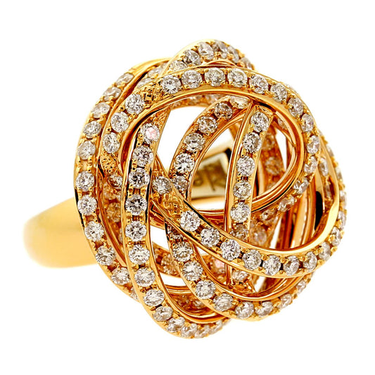 De Grisogono Matassa Diamond Rose Gold Ring