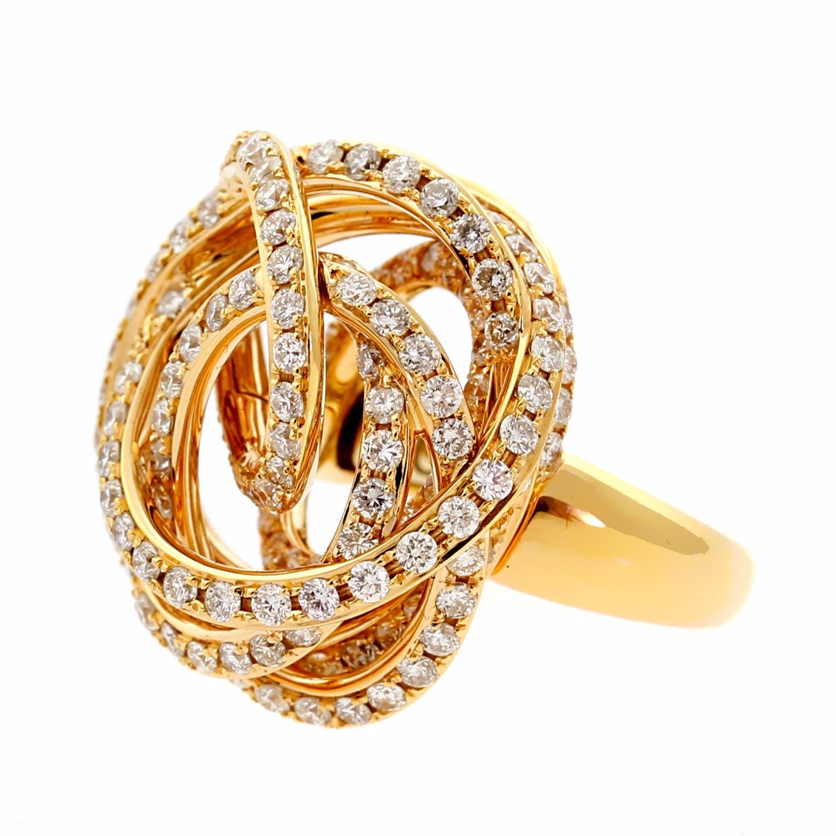 De Grisogono Matassa Diamond Rose Gold Ring
