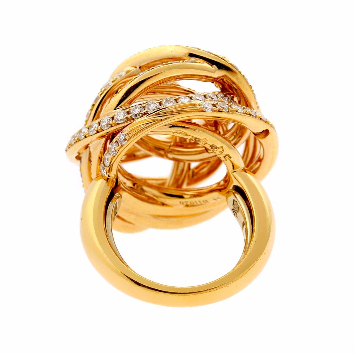 De Grisogono Matassa Diamond Rose Gold Ring