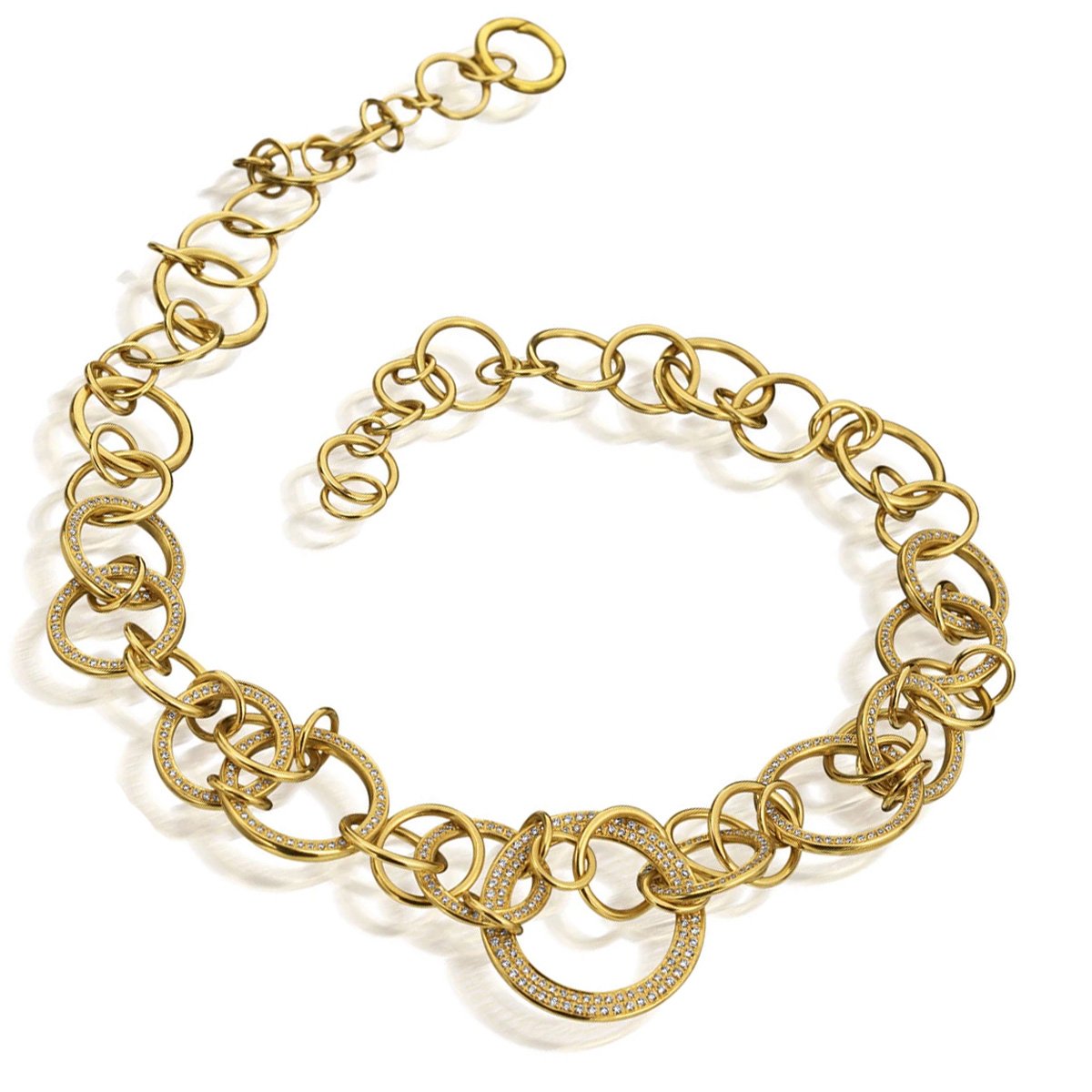 Di Modolo Diamond Yellow Gold Tempia Necklace