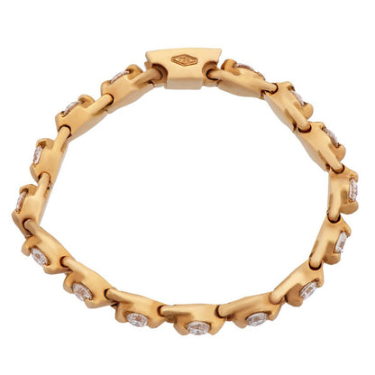 Estate Rose Gold Diamond Eternity Ring