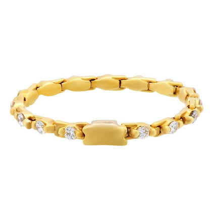 Estate Yellow Gold Diamond Eternity Ring