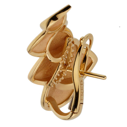 Fred of Paris Double Arc 18k Yellow Gold Earrings