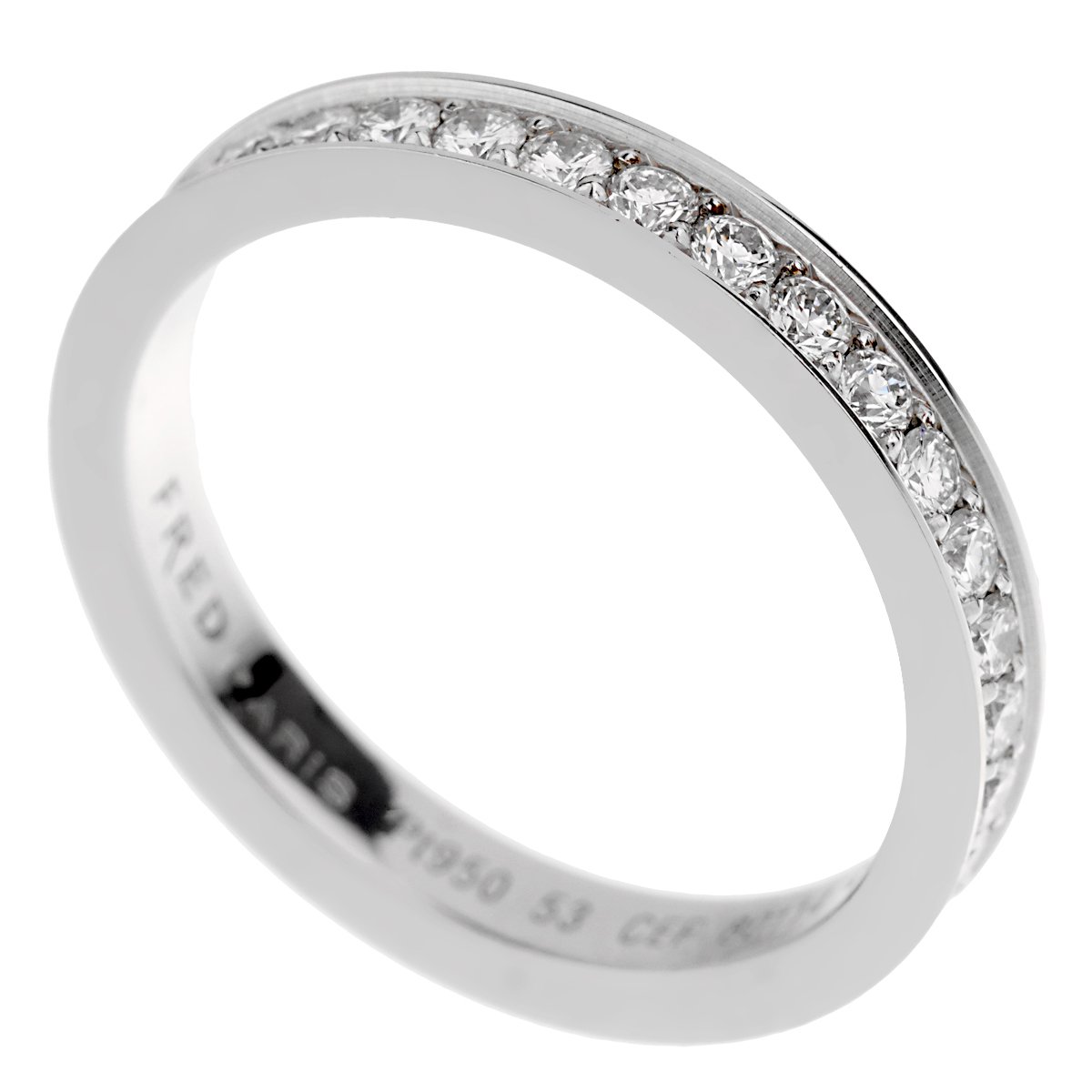 Fred of Paris Platinum Diamond Eternity Ring
