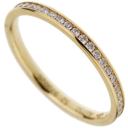 Fred of Paris 18k Rose Gold Diamond Eternity Ring Sz 6