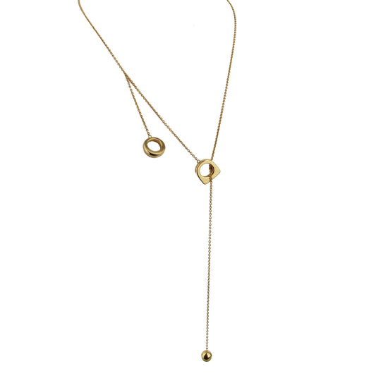 Fred of Paris Success 18k Yellow Gold Lariat Necklace