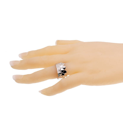 Fred of Paris Triple Arc 18k White Gold Band Ring Sz 7 1/4