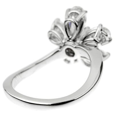 Graff Flower Ruby Diamond Cocktail Ring Sz 6