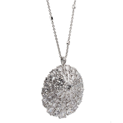 Graff Magnificent 16.42ct Diamond 18k White Gold Necklace