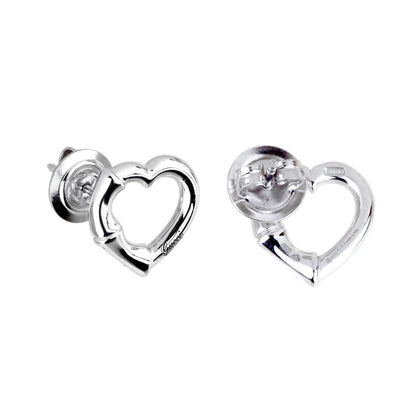 Gucci Bamboo Heart Stud Earrings