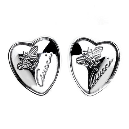 Gucci Butterfly Heart Stud Earrings