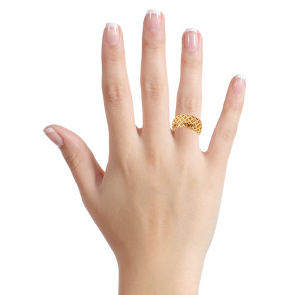 Gucci Diamantissima Gold Open Ring