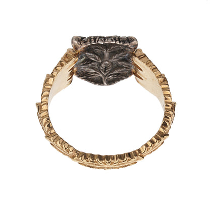 Gucci Feline Diamond 18k Yellow Gold Cocktail Ring