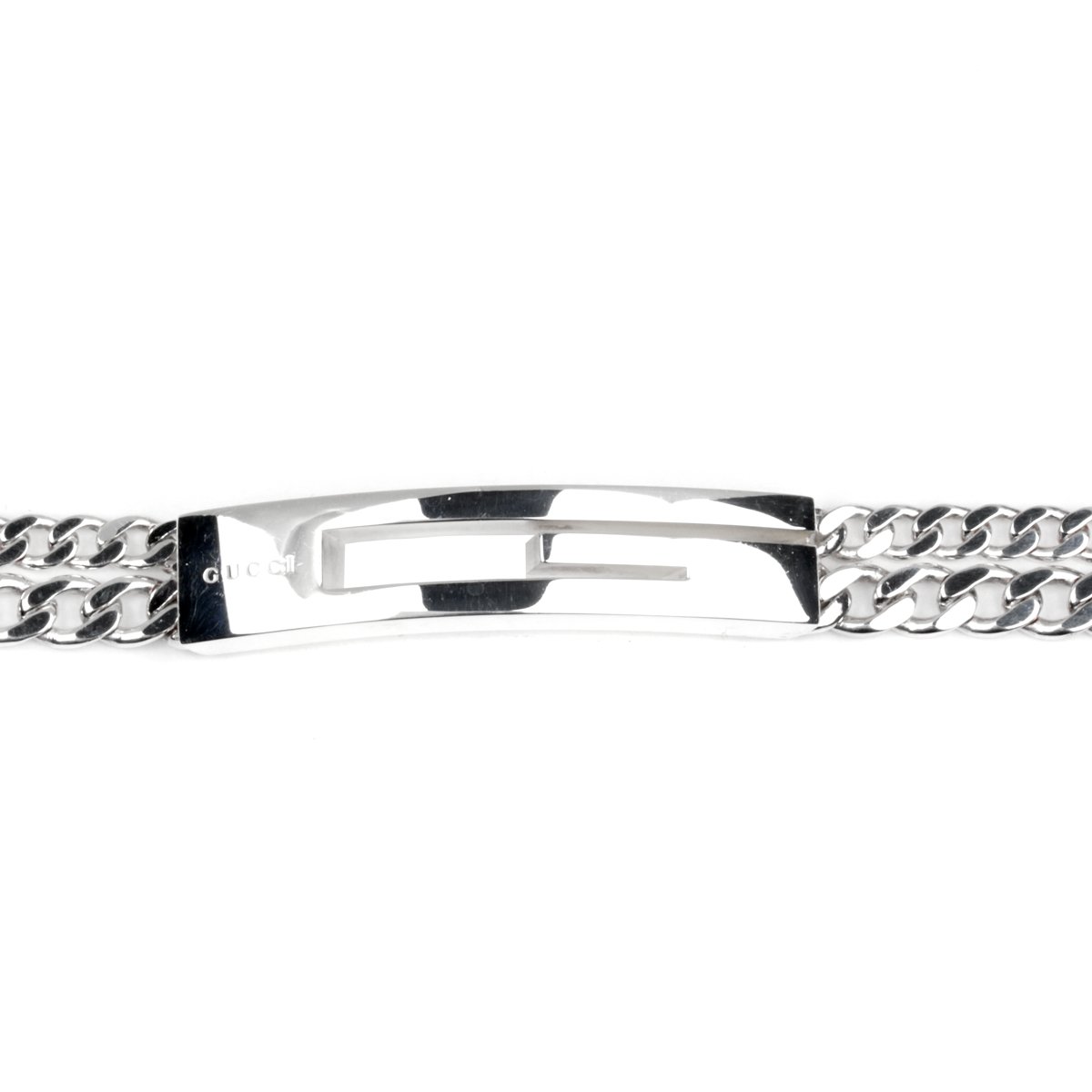Gucci G Id Sterling Silver Bracelet