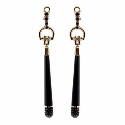 Gucci Horsebit Diamond Rose Gold Earrings