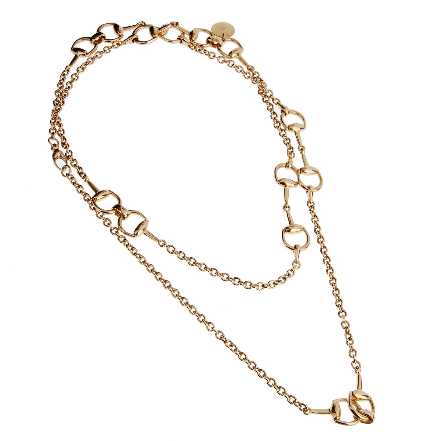 Gucci Horsebit Rose Gold Sautoir Necklace