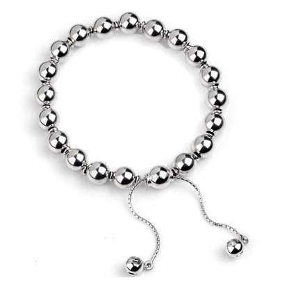 Gucci Silver Bead Bracelet 8"