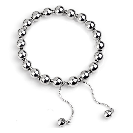 Gucci Silver Bead Bracelet 8"