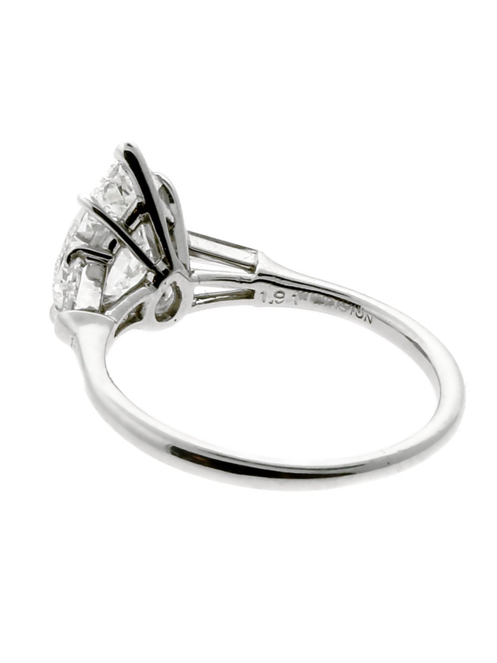 Harry Winston Diamond Engagement Ring 2.17ct