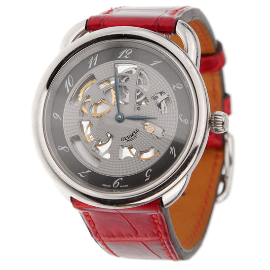 Hermes Arceau  Anniversary Limited Edition 18k White Gold Watch
