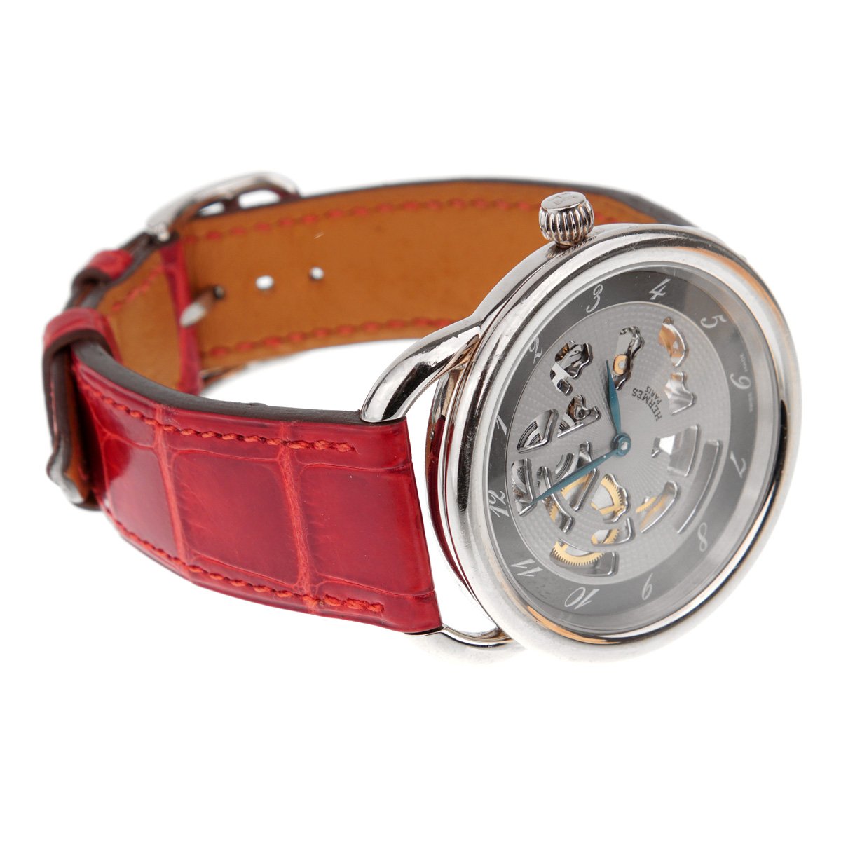 Hermes Arceau  Anniversary Limited Edition 18k White Gold Watch