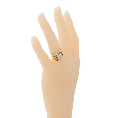 Hermes Diamond Yellow Gold Cocktail Ring