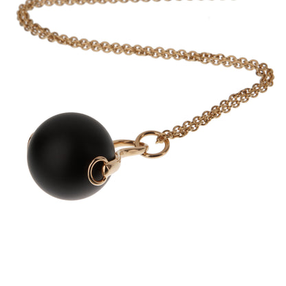 Hermes Horsebit 18k Rose Gold Sautoir Pendant Necklace