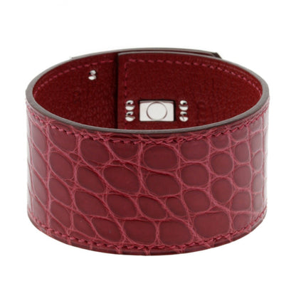Hermes Kelly Diamond Alligator Leather Bracelet