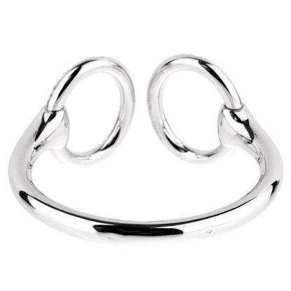 Hermes Nausicaa Diamond Cuff Bangle Bracelet