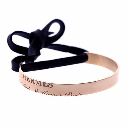 Hermes Rose Gold Bangle Bracelet