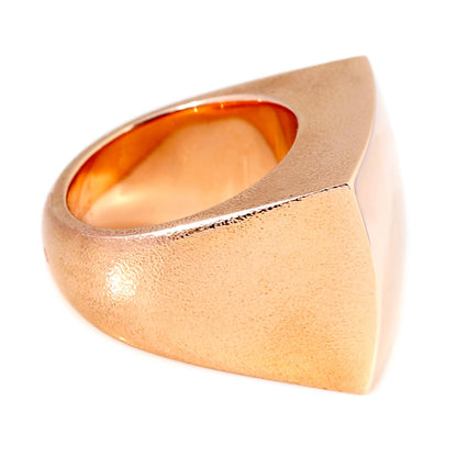 Hermes Rose Gold Square Ring