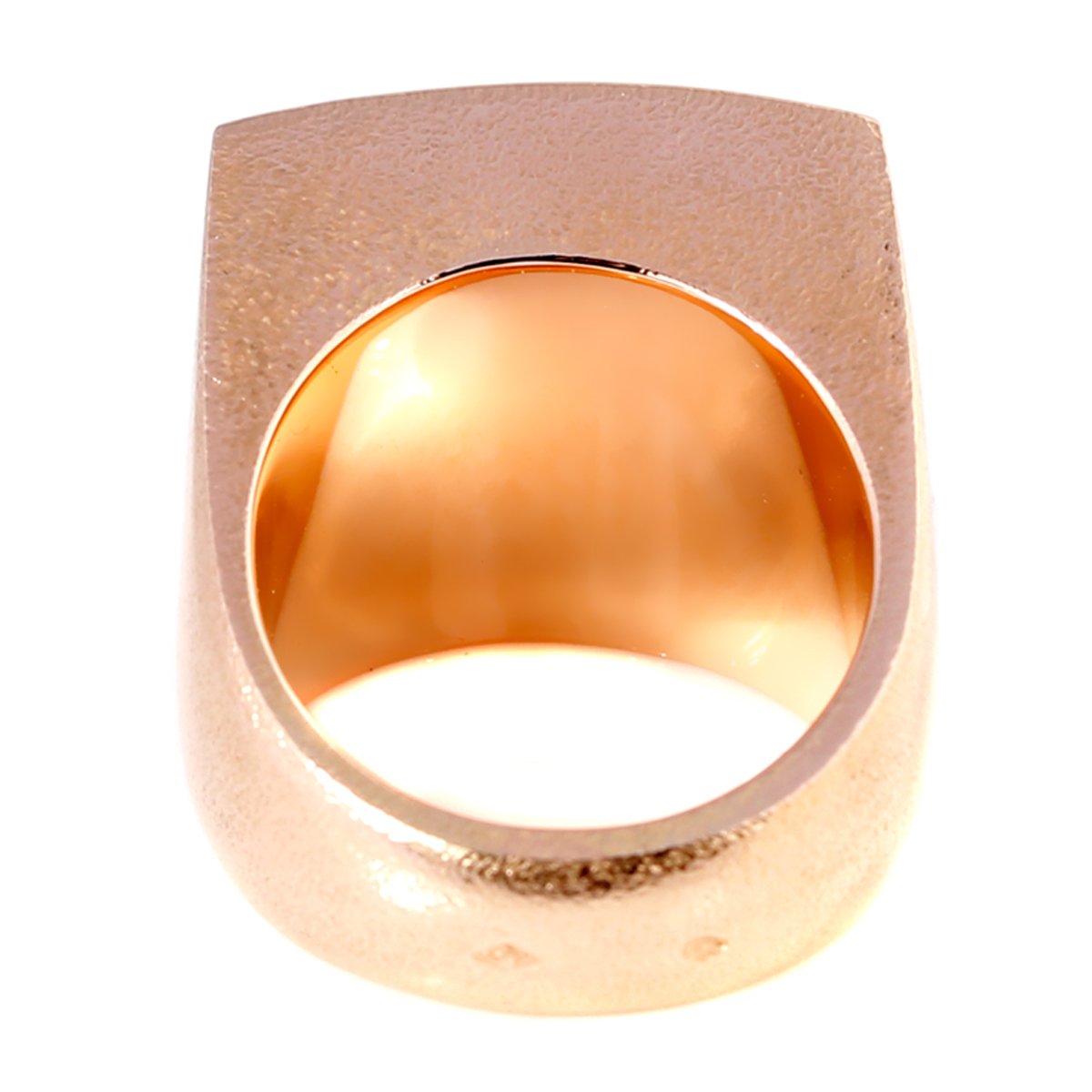 Hermes Rose Gold Square Ring