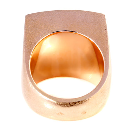 Hermes Rose Gold Square Ring
