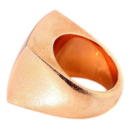 Hermes Rose Gold Square Ring
