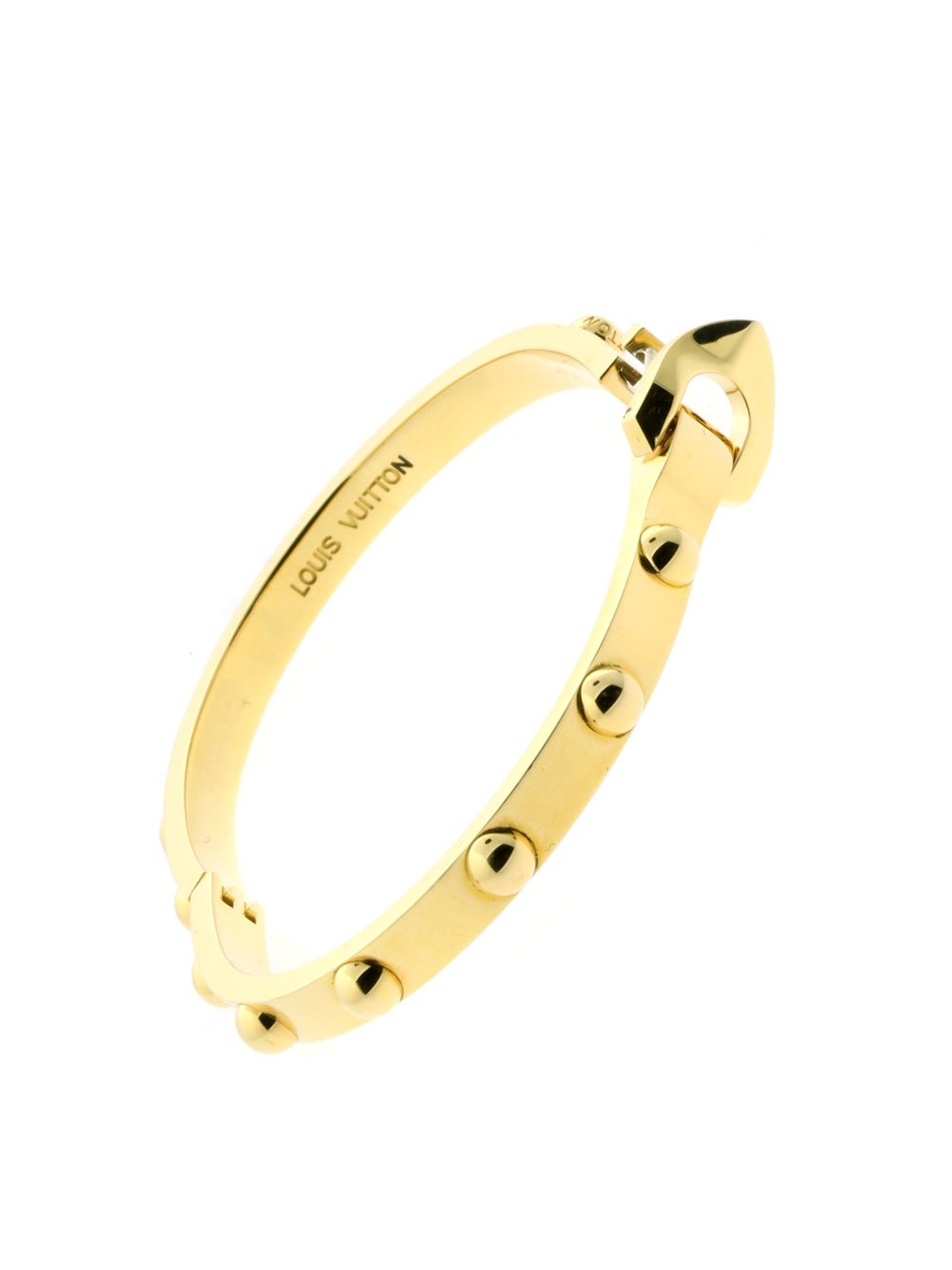 Louis Vuitton Clous Gold Bangle