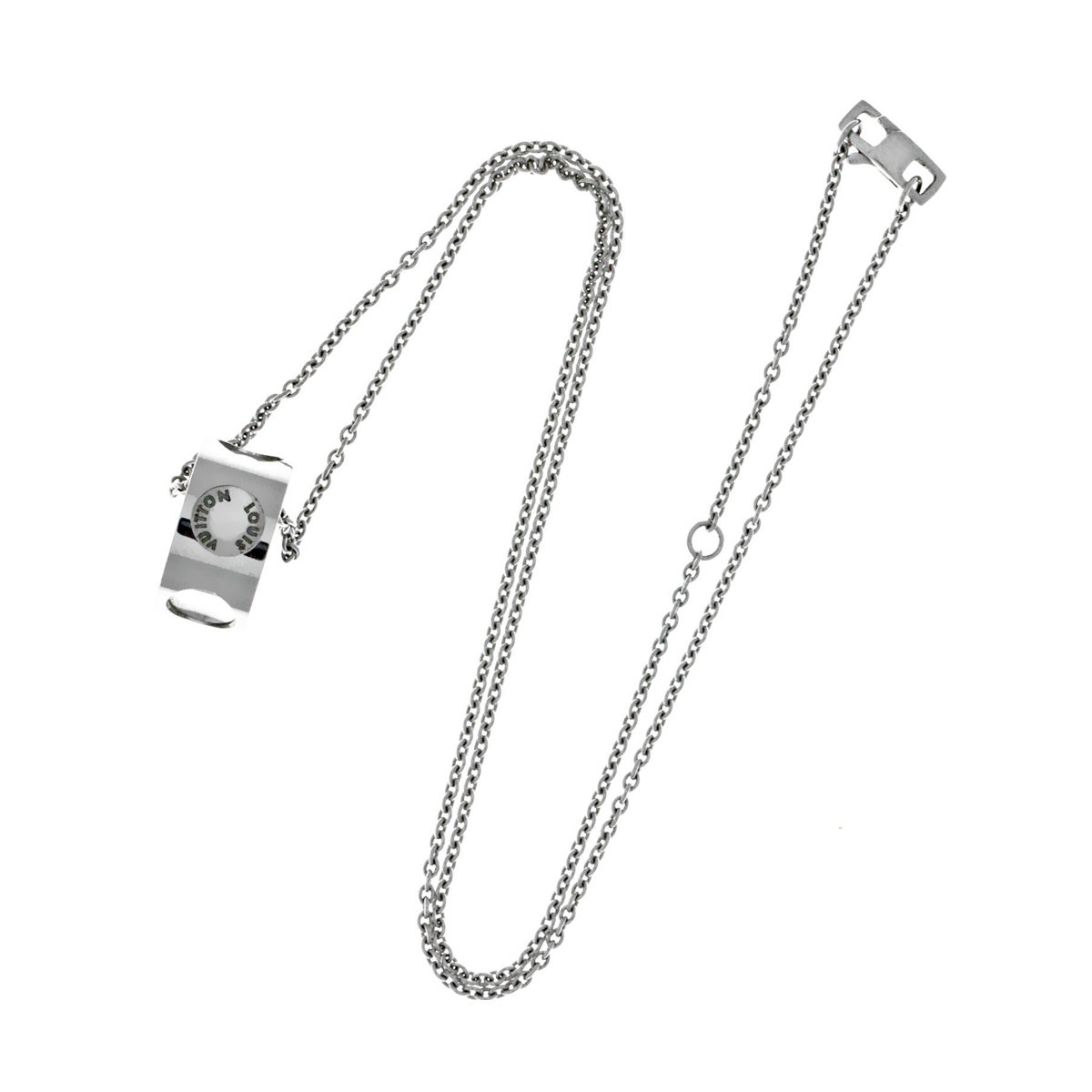 Louis Vuitton Empreinte White Gold Necklace