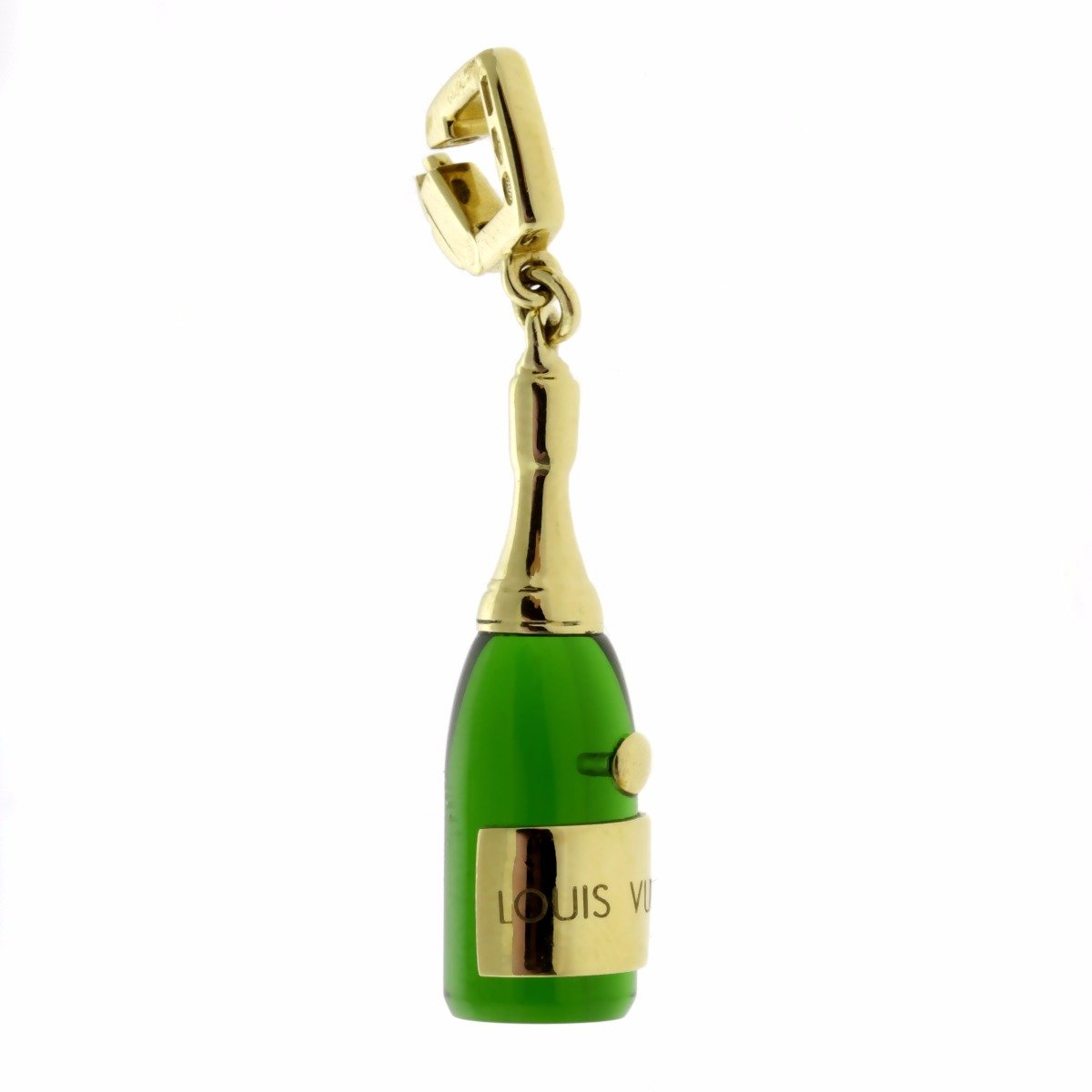 Louis Vuitton Gold Champagne Charm Pendant