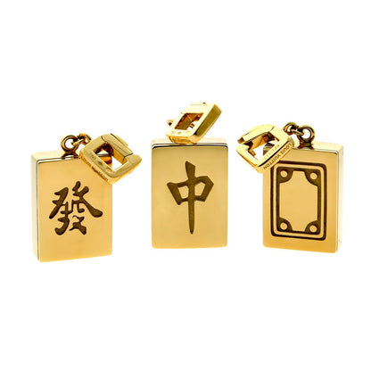 Louis Vuitton Limited Edition Mahjong Tile Yellow Gold Set