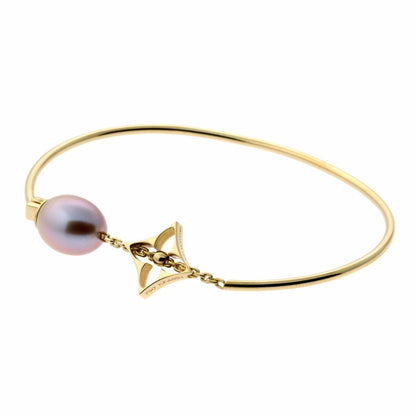 Louis Vuitton Pearl Monogram Gold Bracelet