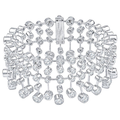 Magnificent Cartier Diamond Platinum Tennis Bracelet