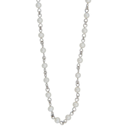 Mimi Milano Pearl White Gold Necklace