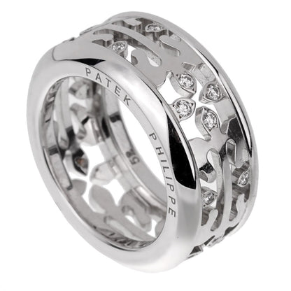 Patek Philippe Calatrava Diamond White Gold Ring