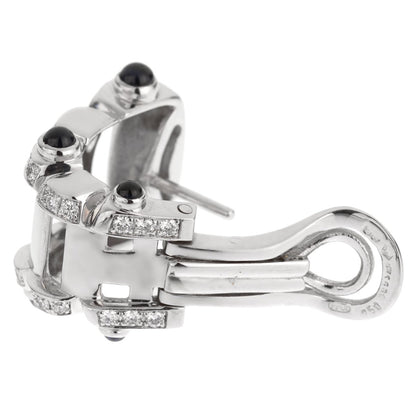 Patek Philippe Twenty~4 Diamond Sapphire White Gold Earrings