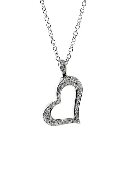 Piaget Diamond Heart White Gold Necklace