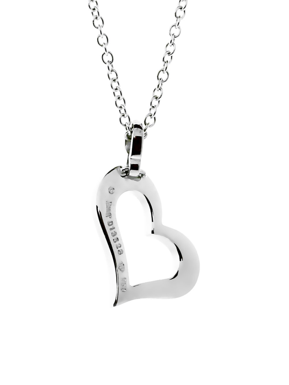 Piaget Diamond Heart White Gold Necklace
