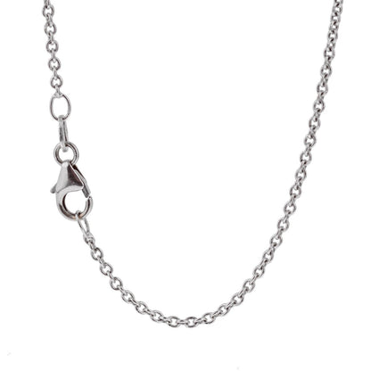 Piaget Pave Diamond Heart 18k White Gold Pendant Necklace