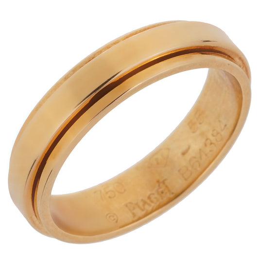 Piaget Possession Turning Band 18k Yellow Gold Spinning Band Sz 7