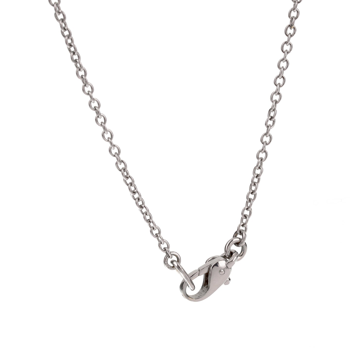 Pomellato 18k White Gold Diamond Cross Pendant Necklace