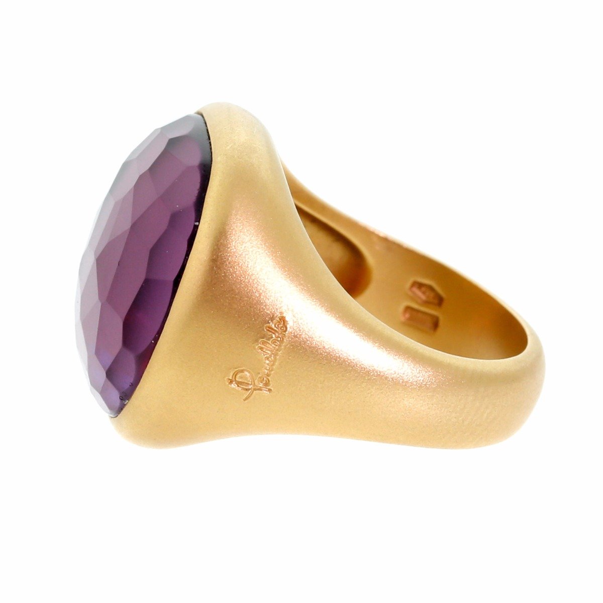 Pomellato Amethyst Rose Gold Gemstone Ring
